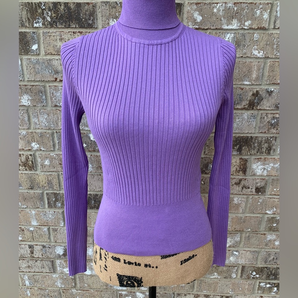 Juniors Zara purple turtleneck. Size M